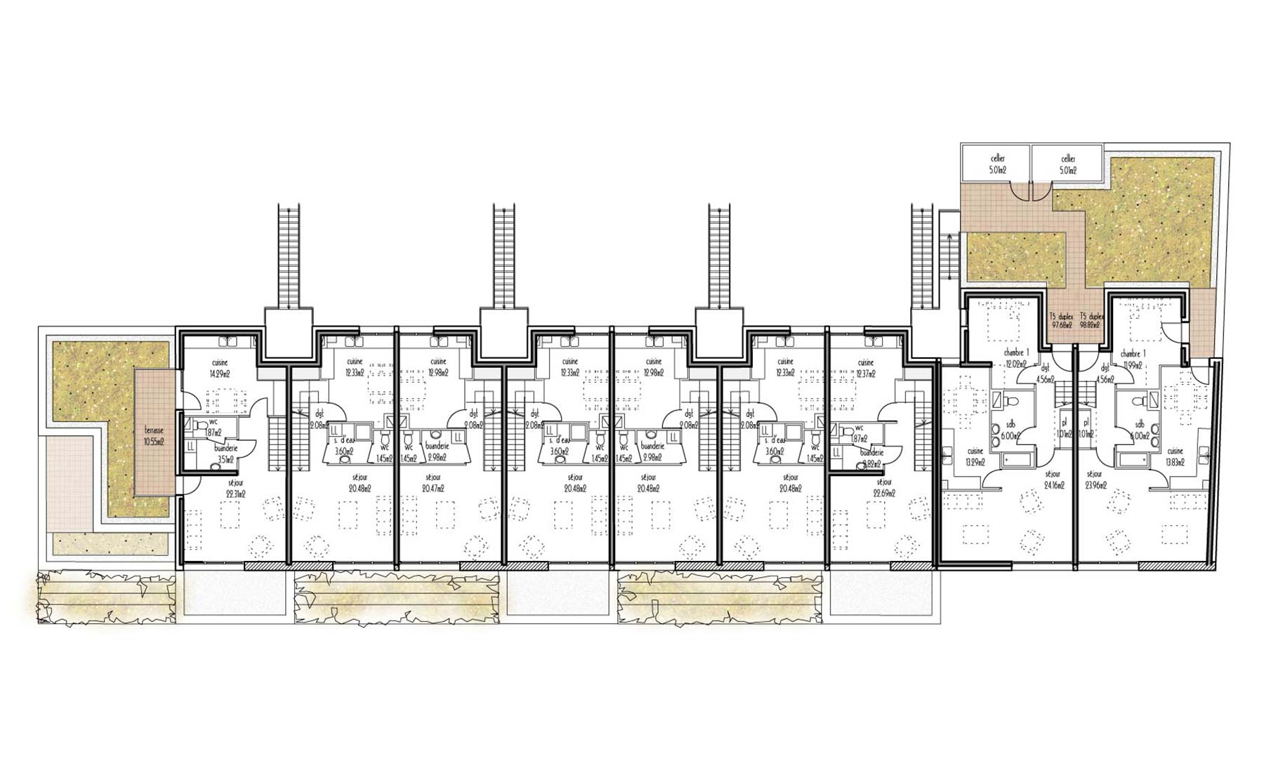 R+2 - 15 logements BBC / Colmar