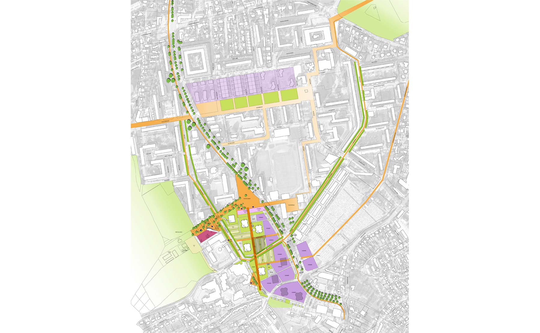 Périmètre élargi - Rénovation urbaine du Quartier des Résidences / Belfort