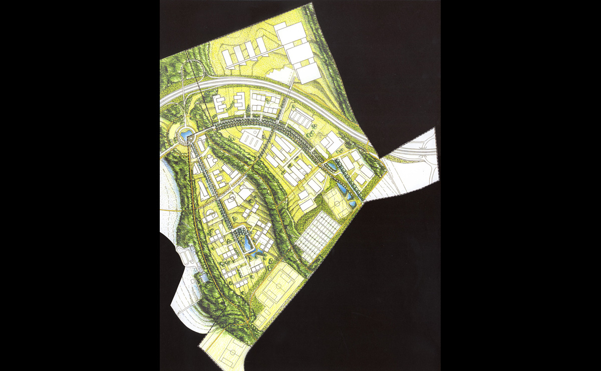 Plan Masse - Parc des Collines / Mulhouse