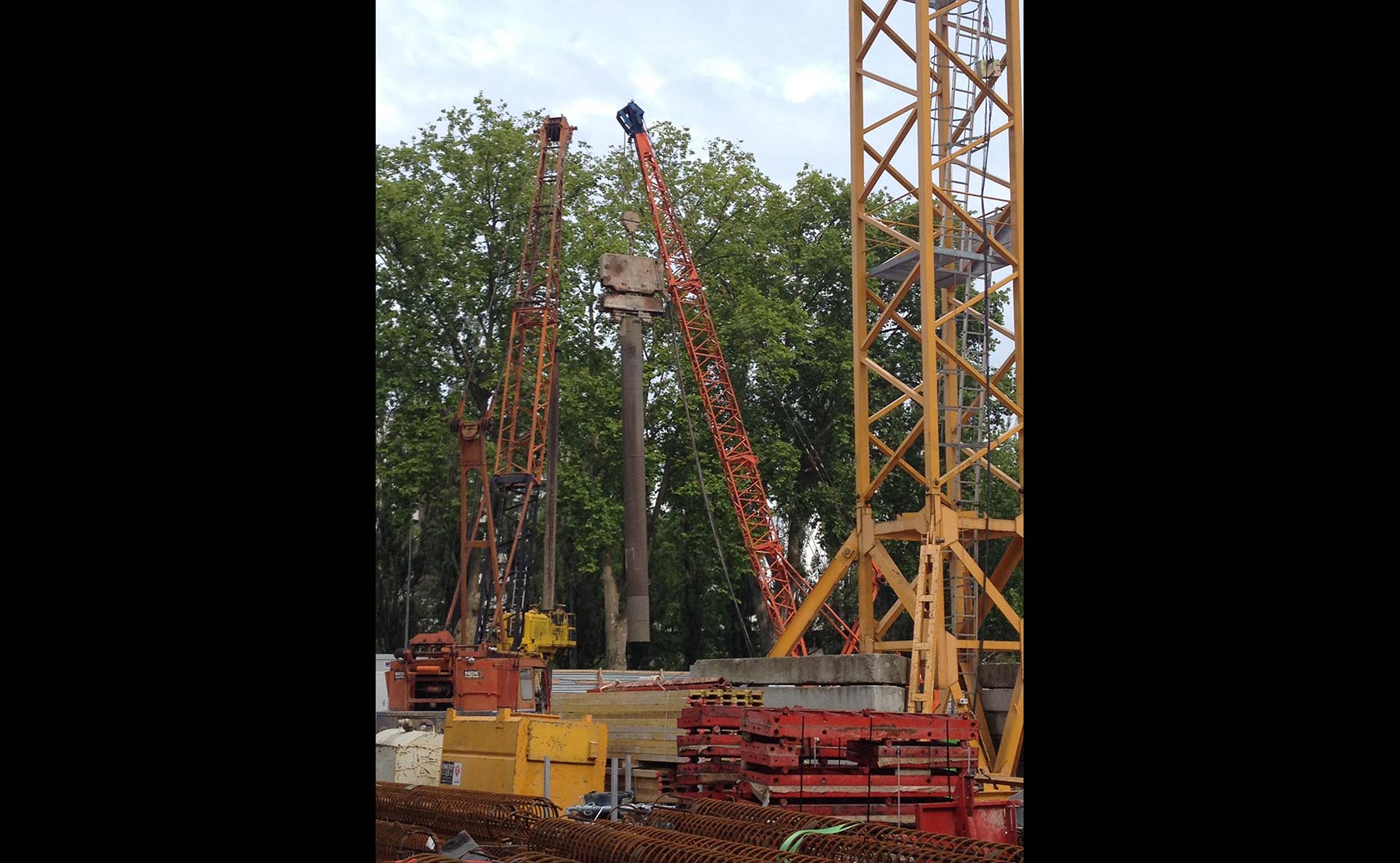 Chantier 02/07/2012 - Siège de C.U.S. Habitat et d'Habitation Moderne / Strasbourg