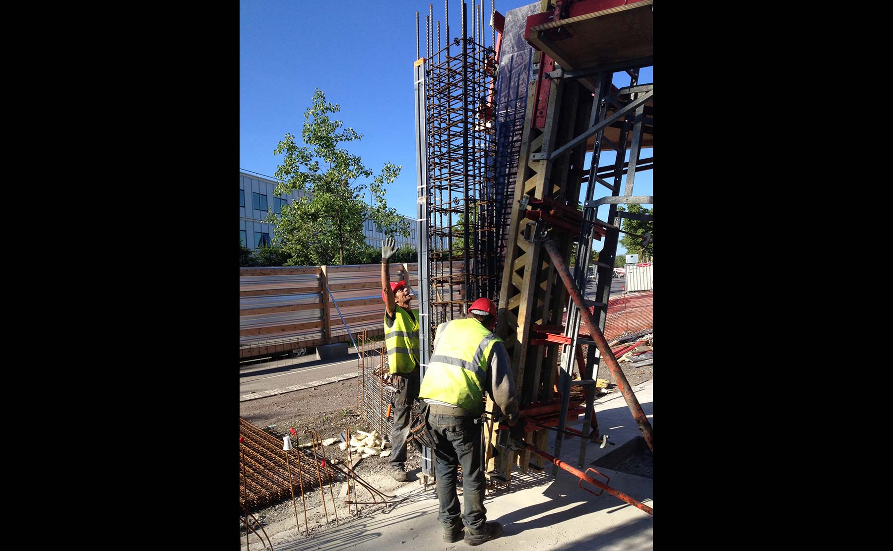 Chantier 08/08/2012 - Siège de C.U.S. Habitat et d'Habitation Moderne / Strasbourg