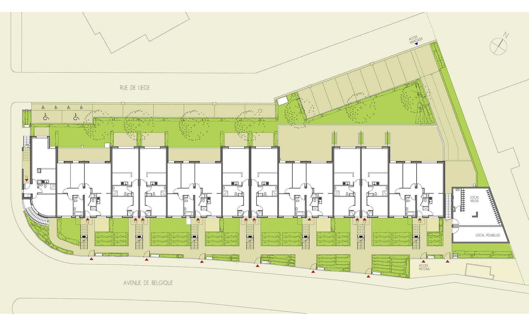 rez-de-chaussée - 26 Logements (HLM) / Illzach