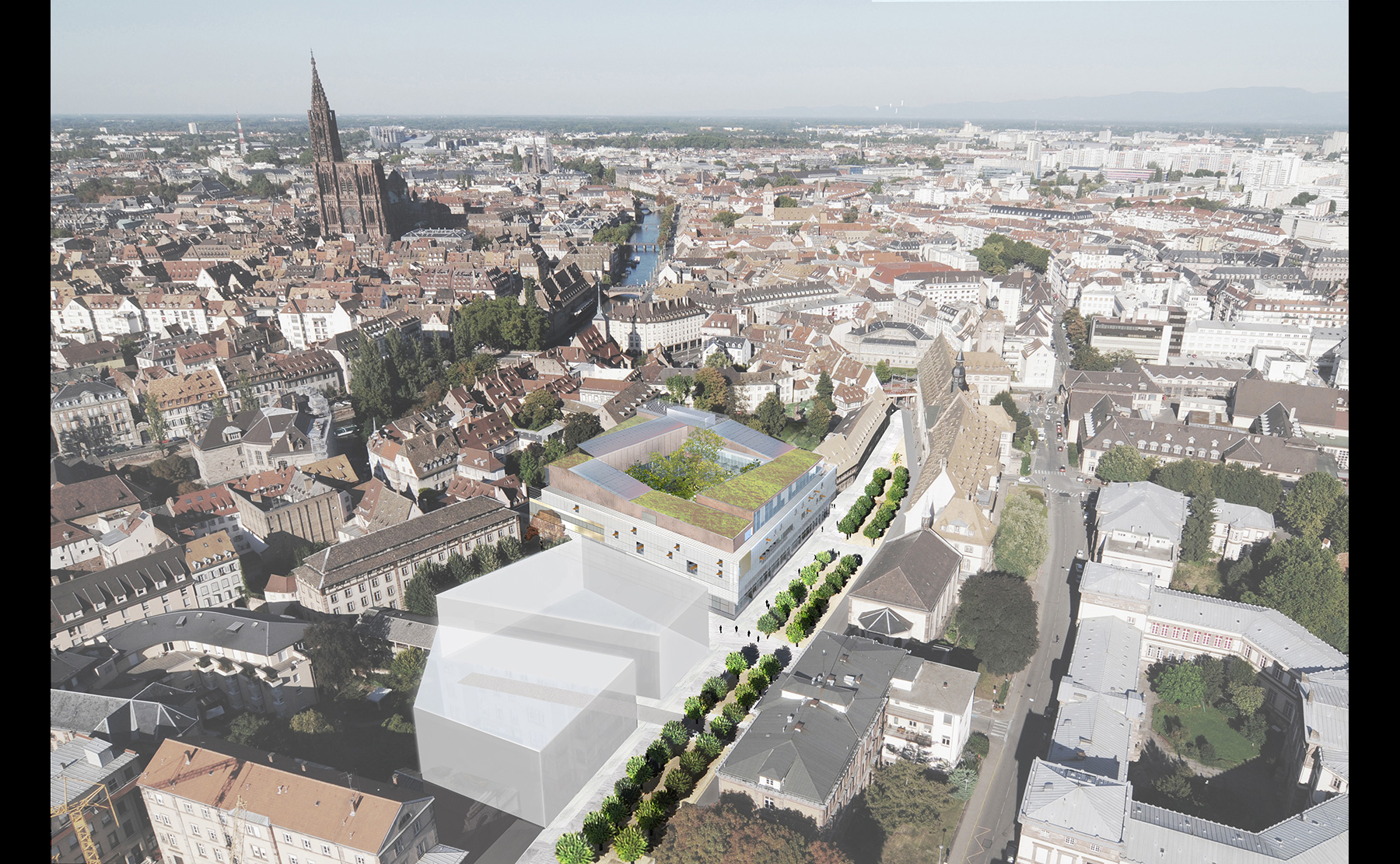 Vue aérienne - PAPS-PCPI / Strasbourg