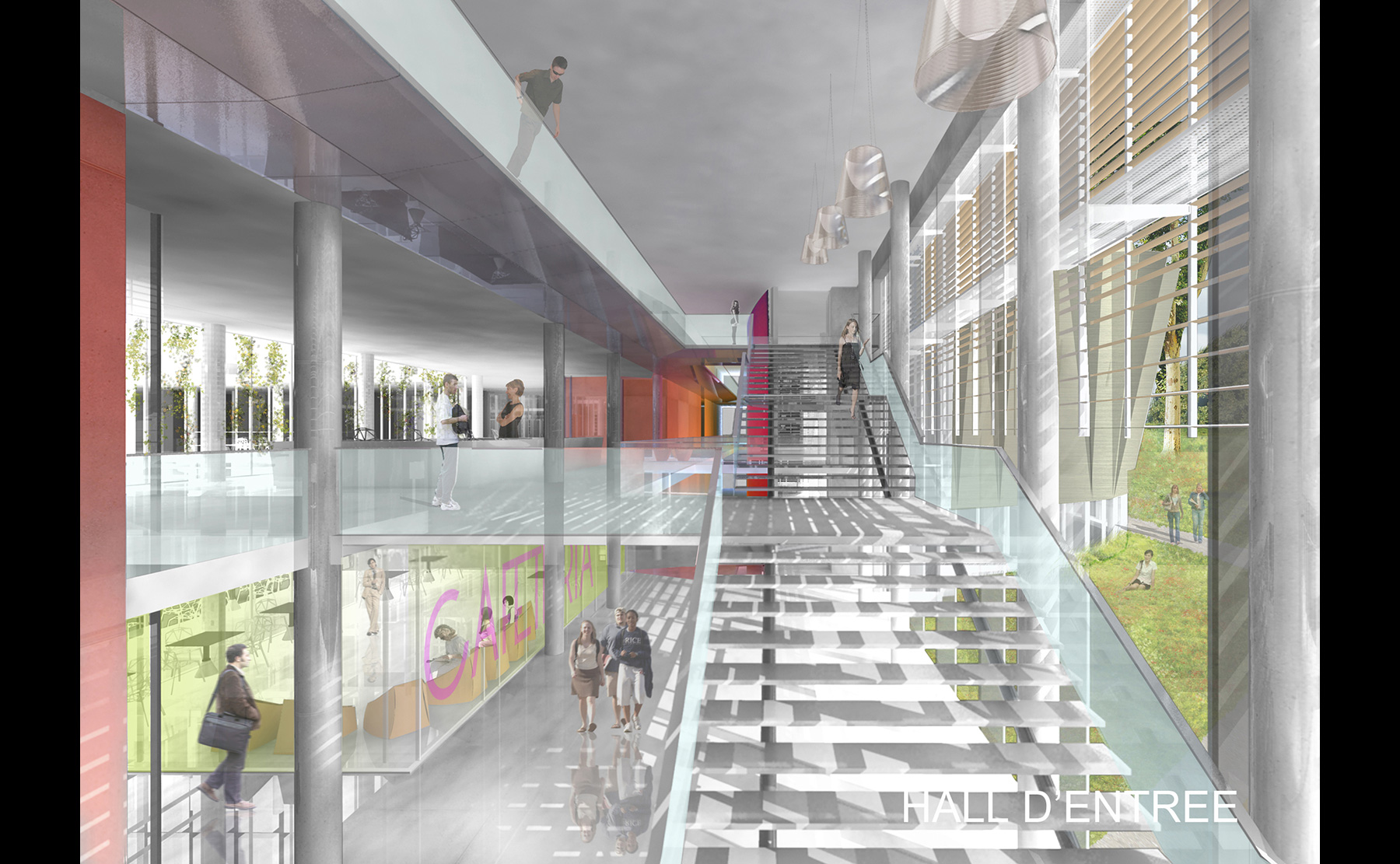 Hall d'entrée - PAPS-PCPI / Strasbourg