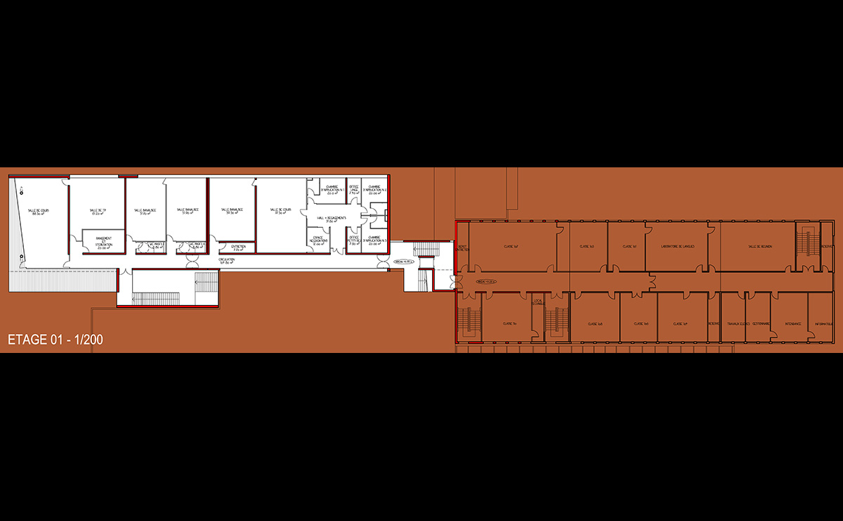 R+1 - Restructuration du Lycée Storck / Guebwiller