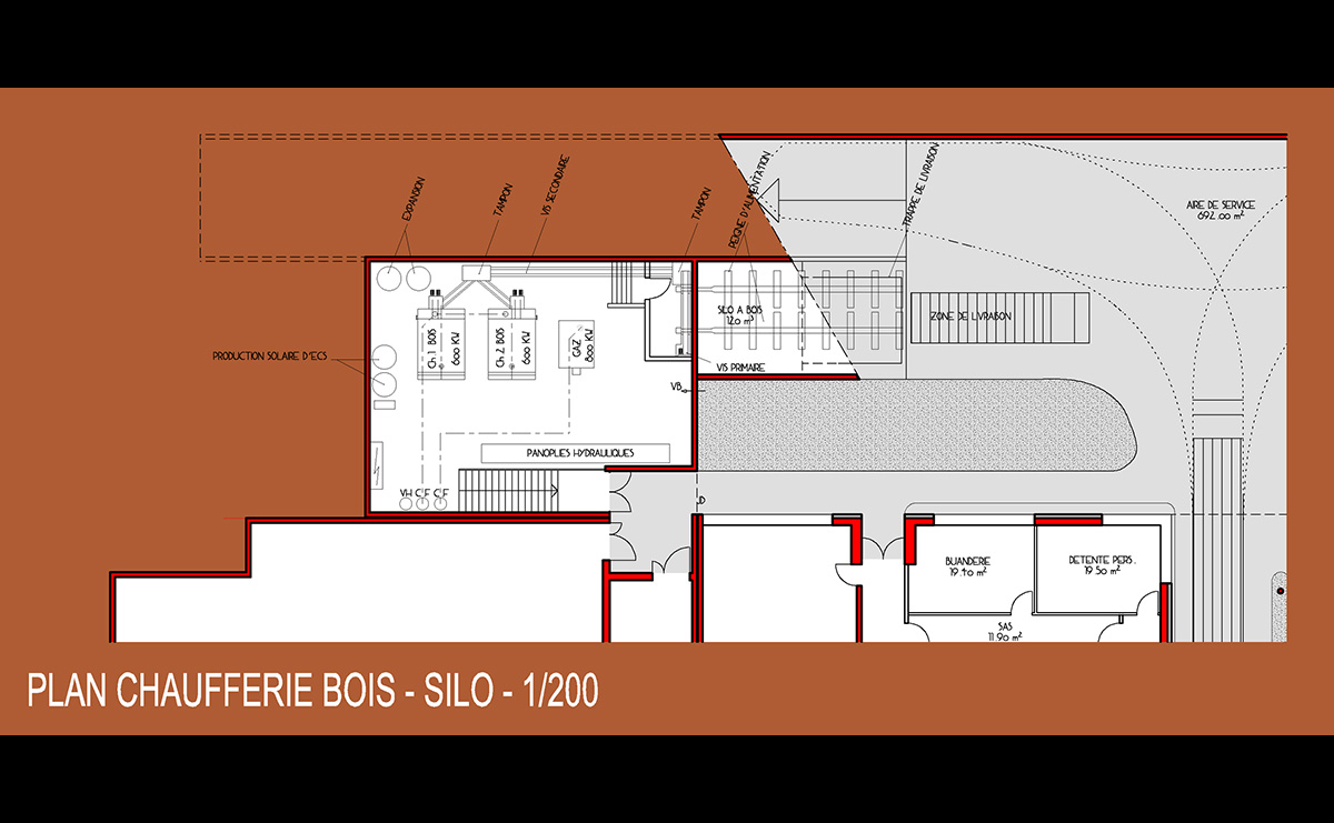 Chaufferie bois - Restructuration du Lycée Storck / Guebwiller