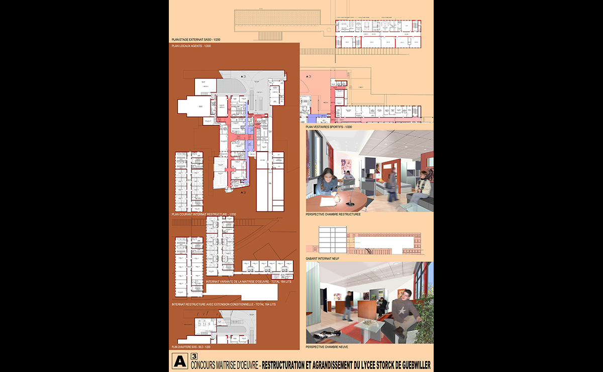 Planche 3 - Restructuration du Lycée Storck / Guebwiller