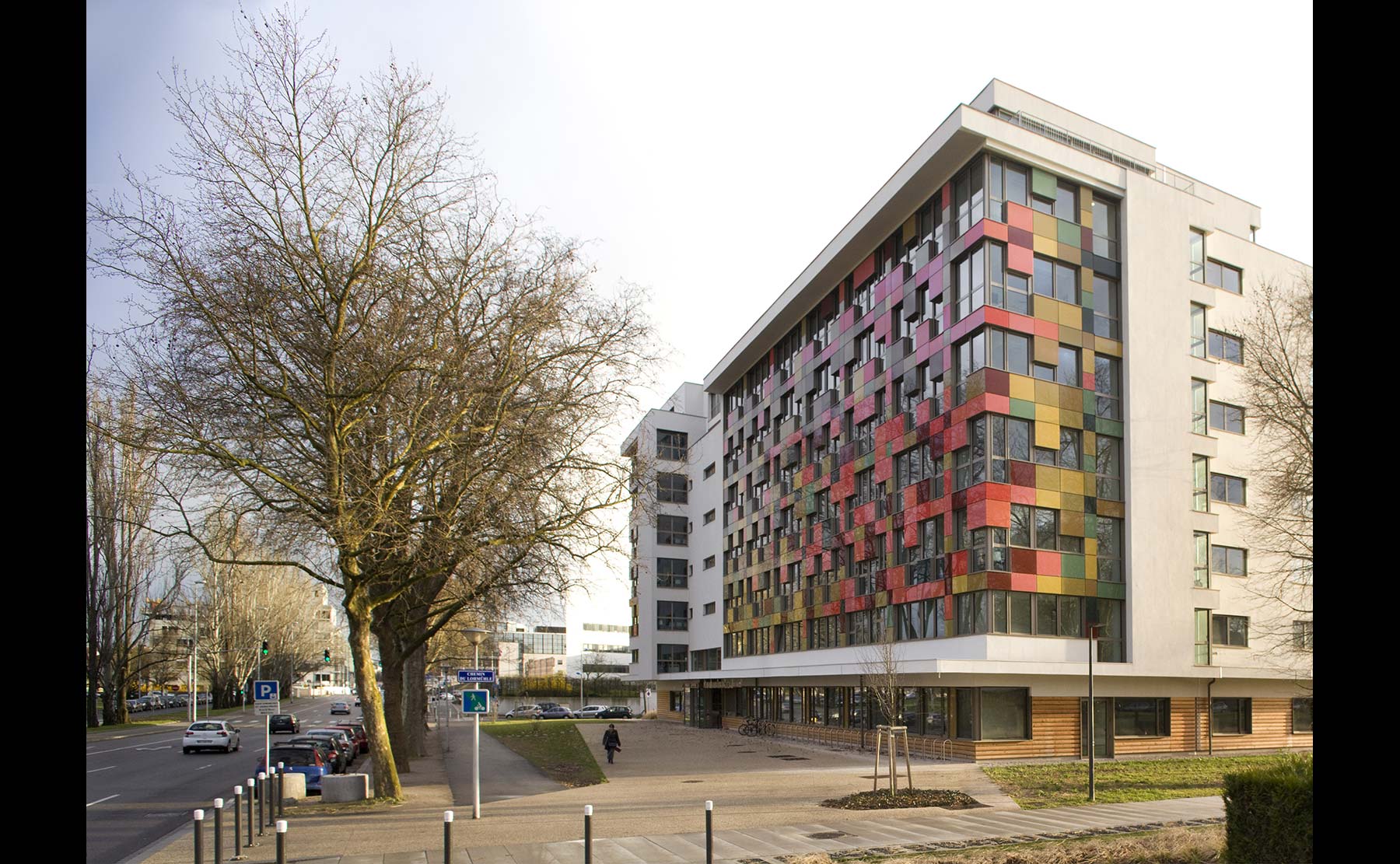 Photo Jean-Baptiste Dorner - Siège de C.U.S. Habitat et d'Habitation Moderne / Strasbourg