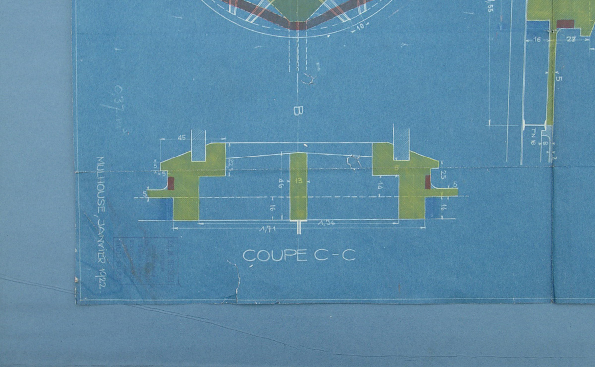 détail 1922 - La Fonderie / Mulhouse