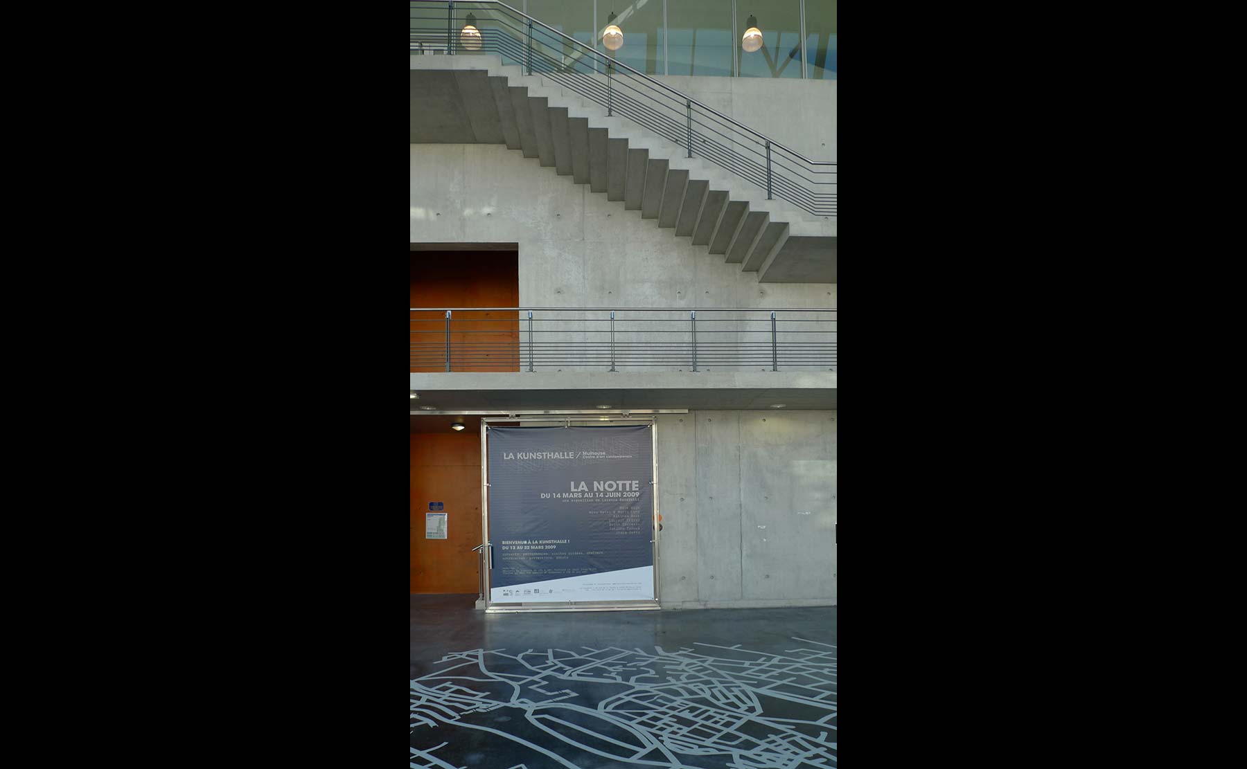 Entrée de la Kunsthalle - La Fonderie / Mulhouse