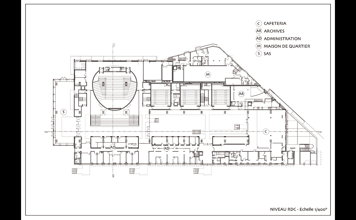 Plan RDC - La Fonderie / Mulhouse