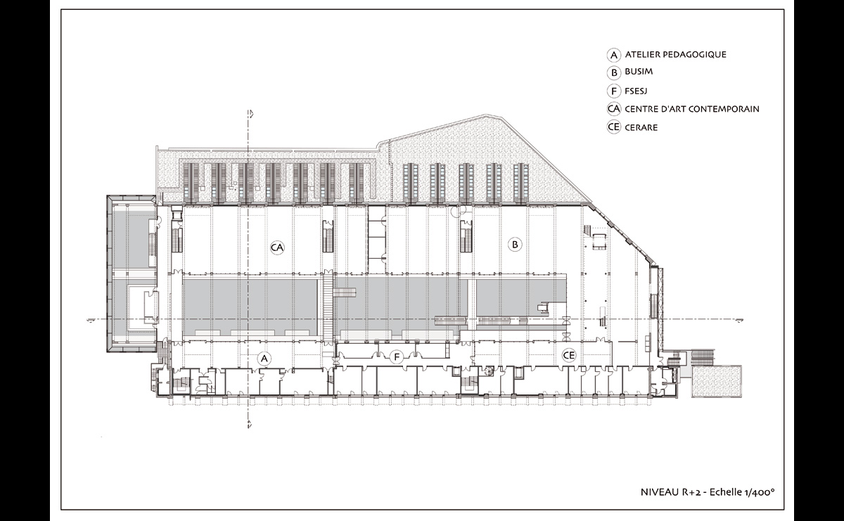 Plan R+2 - La Fonderie / Mulhouse