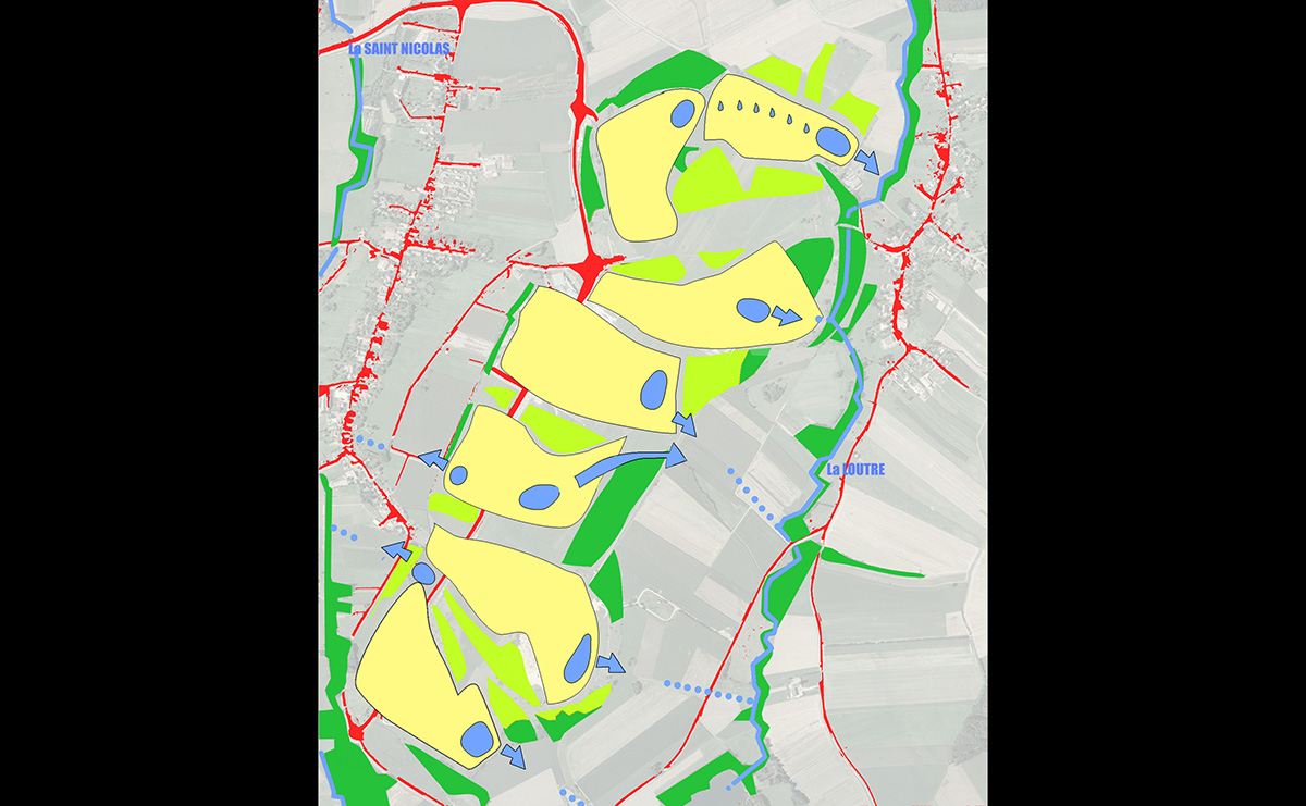 Gestion eaux pluviales définitif - Aménagement de l’Aéroparc / Fontaine