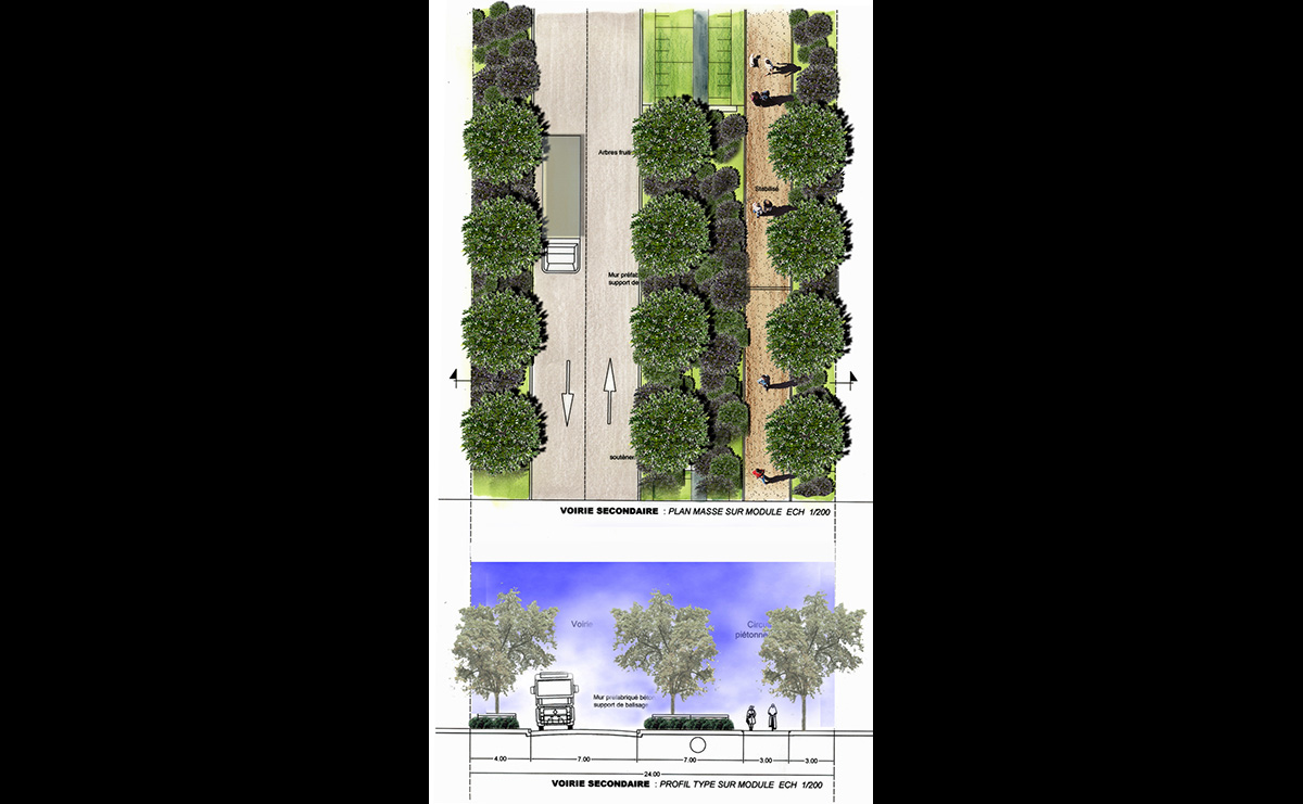 Détail 4 - Aménagement de l’Aéroparc / Fontaine