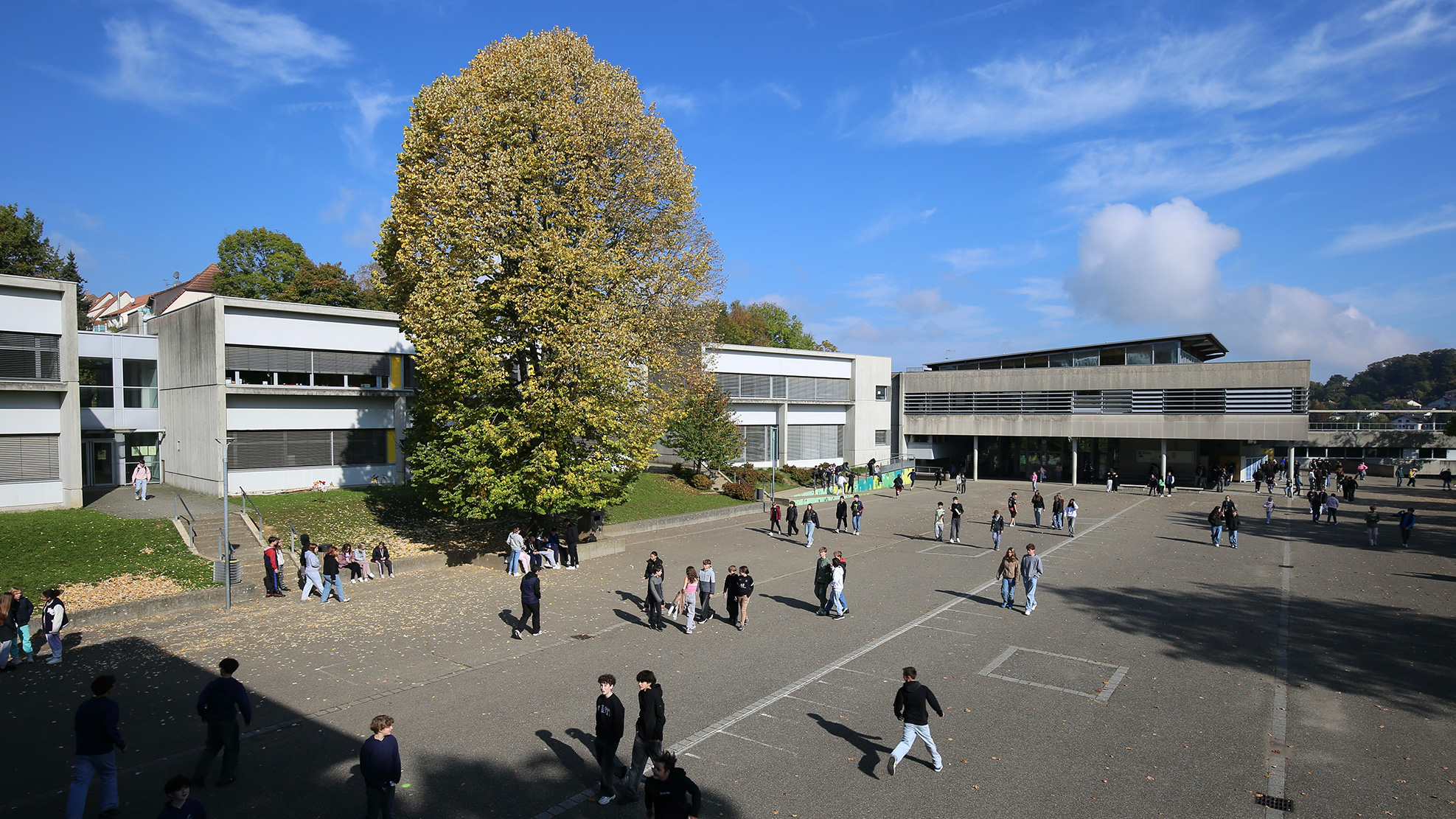 Cour - Collège Lucien Herr, Collège Idéal / Altkirch