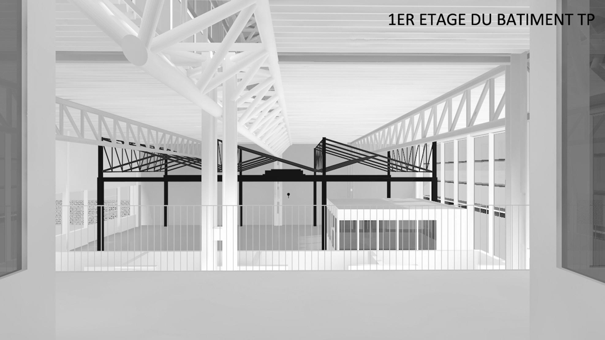 1er étage TP - Reconstruction-réhabilitation IUT R.Schuman / Illkirch-Graffenstaden