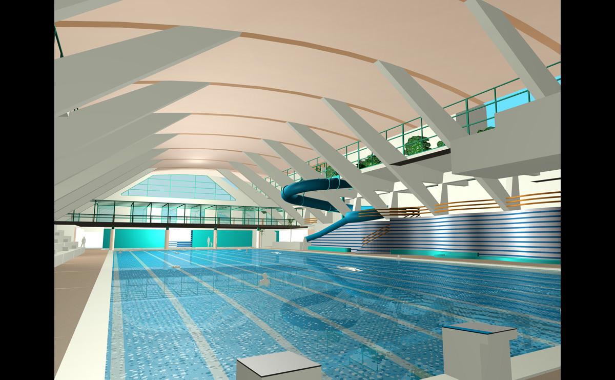 Mongiello & Plisson - Piscine / Le Kremlin-Bicêtre - Perspectives