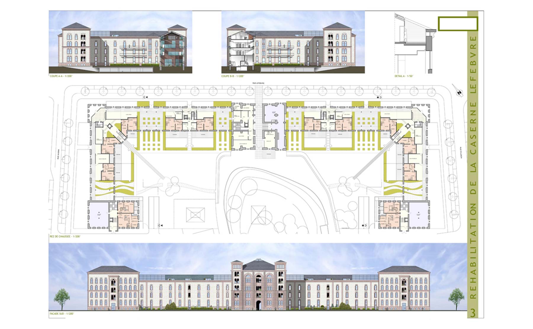  - Réhabilitation de la Caserne Lefebvre / Mulhouse