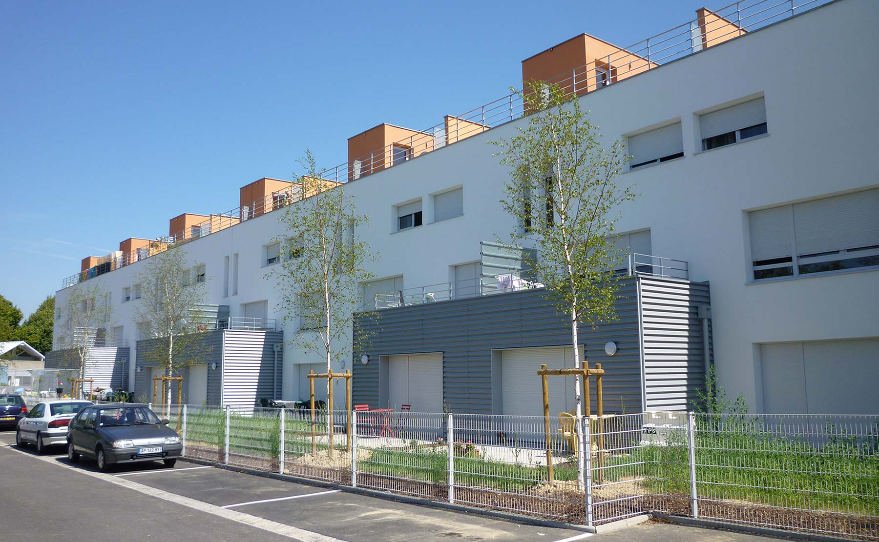 façade nord - 26 Logements (HLM) / Illzach