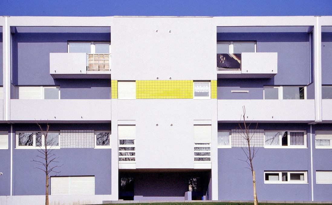 Détail Façade Ouest - Z.A.C. des Rives de la Thur / Cernay